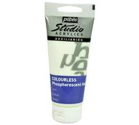 Pébéo Peinture Gel Phosphorescent Studio, Tube De 100 Ml Couleur Non Teinté Vert