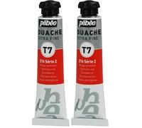 Pebeo Peinture Gouache 1 Tube de 20 ml Rouge Vermillon 121-216 (Lot de 2)