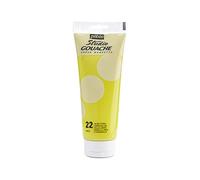 Pébéo - Peinture Gouache 220ml - Tube de Peinture Gouache Qualité Fine - Idéal Travaux Étude - 1 Tube de 220 ml Jaune Citron
