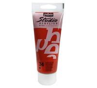 Pébéo Peinture Studio Acrylique Tube Ocre Rouge 100 Ml