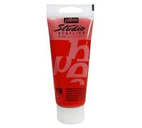 Pébéo 837019 Studio Acrylique Tube Vermillon Transparent 100 ml