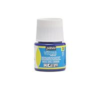 PEBEO - Peinture sur Verre Transparante Vitrea 160°C - Bleu Azur - 45 ML