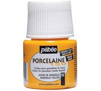 pebeo-pittura à l'eau pour porcelaine et faïence porcelaine 150-giallo de marsiglia-flacone 45 ml.