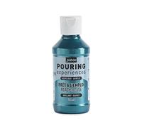 Pébéo Peinture Acrylique Pouring Expériences – Prête à l'emploi – Bleu Cobalt Métallique 118 ml
