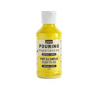 Pébéo Peinture pouring acrylique brillante – Jaune – 118 ml