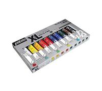 Pebeo Set de 10 peintures à l'huile Fine + Pinceau Brosse - 10 x 20 ML