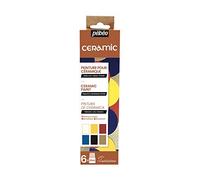 Coffret D'initiation Pébéo - Peinture Céramic - 6 X 20 Ml