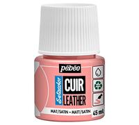 Peinture pour cuir et simili - Rose sakura - Setacolor Cuir - Pébéo - 45ml Rose