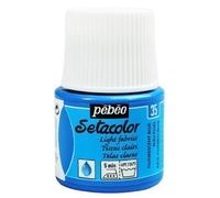 Pebeo Setacolor Flacon de peinture pour tissu 45 ml Bleu fluo