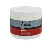 Pébéo Gesso Studio Acrylics – Sous-couche acrylique blanc 500 ml