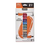 PEBEO - Studio Gouache - Set de Peinture Gouache Haute Qualité pour Artistes Professionnels et Peintres Amateurs - 12 Tubes de couleurs, 12 ml 668800
