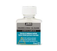 Pébéo - Vernis à Tableau Satiné 75 ML - Vernis Peinture Huile - Vernis Tableau Satiné Pour Protéger Vos Créations - Peinture à l’Huile Pébéo - Flacon 75 ml transparent 650809