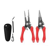 Pêche Multifonction Aluminium 19cm Coupe Ligne Pêche Multifonction(911 Loafer (red))