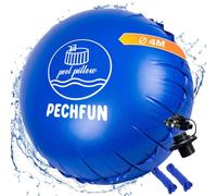 Pechfun Coussin Hivernage Piscine Hors Sol 4m, Coussin Piscine Hivernage | Coussin de Piscine avec Valve Boston, Corde 15m et Kit de Réparation, PVC Ultra-Résistant avec Coutures Doubles