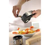 PECORINO LASER CUT Moulin râpe fromage manuel avec 2 tambours et récipient GEFU