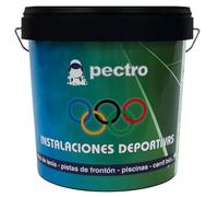 PECTRO Peinture Sol Béton pour Garage et Courts sportives (14 L, Rouge) | Résine sol intérieur/extérieur, Haute résistance, Installations sportives, Parking, Bitume