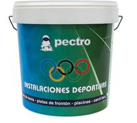 PECTRO Peinture Sol Béton pour Garage et Courts sportives (4 L, Rouge)