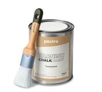 PECTRO Vernis Bois Transparent - Protection Meuble et Chalk Paint | Finition incolore à l’eau, idéale pour protéger meubles et peinture à la craie, Résistante Rayures et Taches