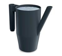 PECZEKO Arrosoir de 2 l pour la maison et le jardin, en plastique robuste, arrosoir pour arroser facilement les fleurs, les plantes et les plantes d'intérieur, 1 lot (1 paquet) anthracite