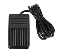 Pédale de Commande Culnflun TFS01 250 V CA 10 A, Interrupteur à pédale, Structure de mémoire mécanique réglable pour perceuse de Table, Instrument, Machine-Outil, Coque Noire 100 (Longueur de Ligne 2