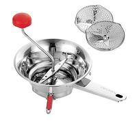 Pedrini 04GD198 Coupe-légumes Inox diam. 20 cm avec 3 disques en acier inoxydable, métallique