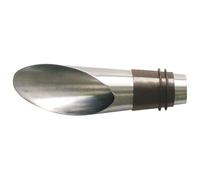 Pedrini 7534-432 Verseur Silicone, Acier Inoxydable