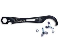 Pedro's Trixie Multitool 6 fonctions, pour Fixies, noir