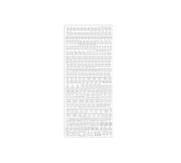 Peel off's alphabet minuscule et majuscule 10,5 x 23,2 cm - Rose