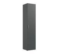 Pegane Armoire 1 porte - Graphite