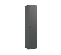 Pegane Armoire 1 porte - Graphite