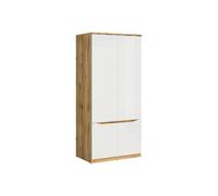 Pegane Armoire 4 portes - Chêne