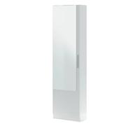 Pegane Armoire à chaussures avec miroir - Blanc