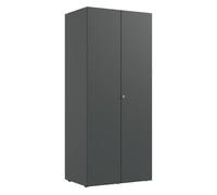 Pegane Armoire avec serrure - Graphite