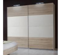 Pegane Armoire coulissante imitation chêne