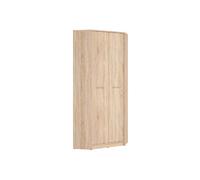 Pegane Armoire d'angle 2 portes - Chêne sonoma