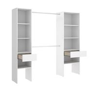 Pegane Armoire dressing - Blanc
