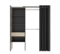Pegane Armoire dressing - Graphite