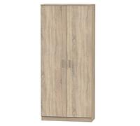 PEGANE Armoire/Meuble de Rangement Coloris Cambrian - Hauteur 180 x Longueur 80 x Profondeur 35 cm