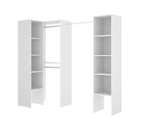 Pegane Armoire penderie - Blanc