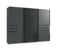 Pegane Armoire Placard - Graphite/Noir
