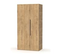 Pegane Armoire placard penderie - Chêne doré