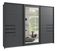 Pegane Armoire Portes Coulissantes - Graphite