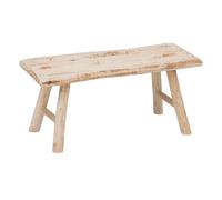 Pegane Banc 2 places en bois - Beige