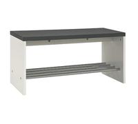 Pegane Banc avec rangement - Blanc