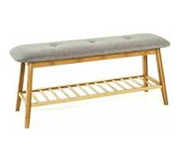 Pegane Banc en bambou - Gris