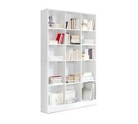 Pegane Bibliothèque 15 tablettes - Blanc