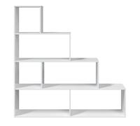 Pegane Bibliothèque 4 étagères - Blanc
