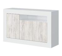 Pegane Buffet 3 portes - Blanc artic