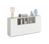 Pegane Buffet 3 portes - Gris