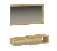 Pegane Buffet de rangement vaisselle - Chêne